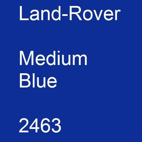 Land-Rover, Medium Blue, 2463.